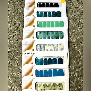 Lot of 8 Color Street nail polish strips - Brand New!